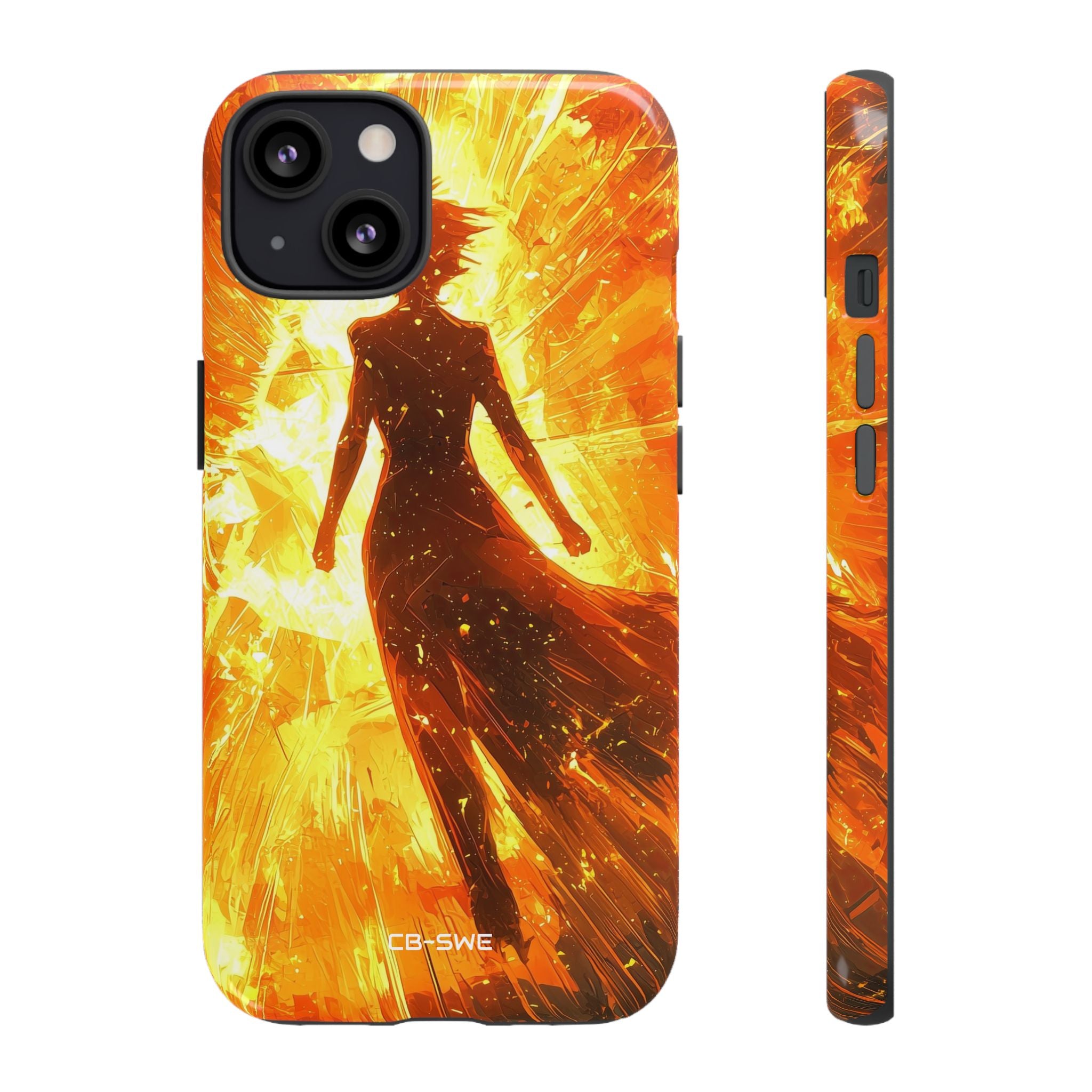 Fiery Energy Erupts - iPhone Case