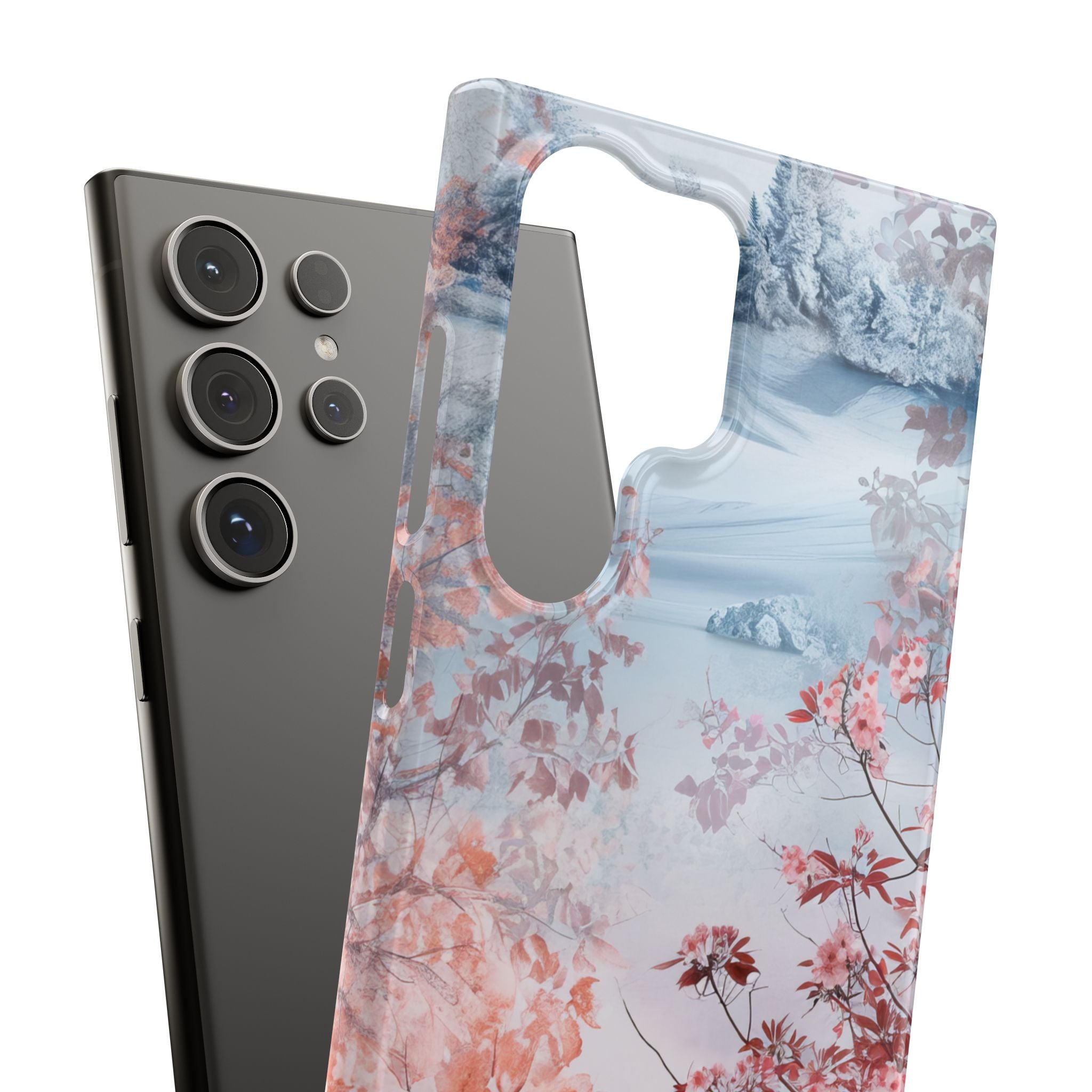 Floral Serenity Case - Slim Samsung S24 Phone Case