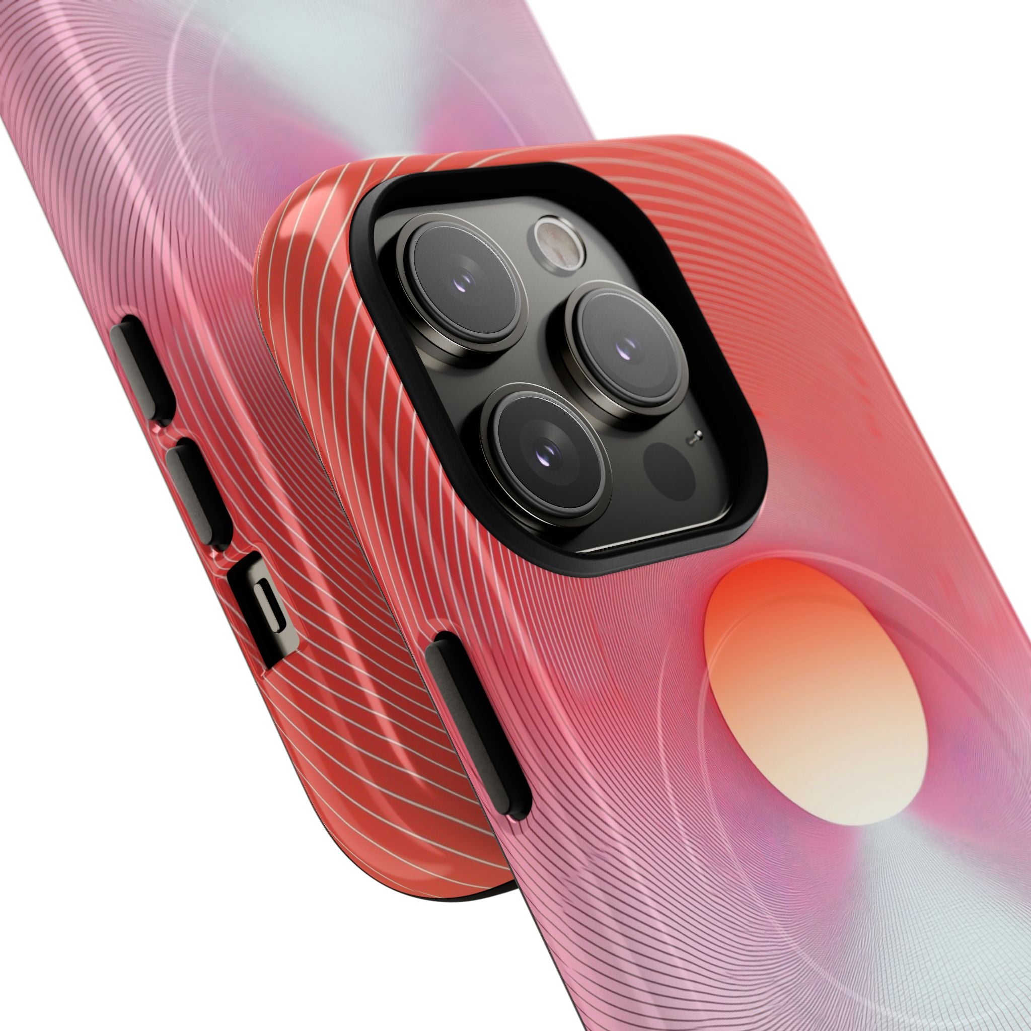 Orange Portal iPhone 14 Pro Case - Tough+