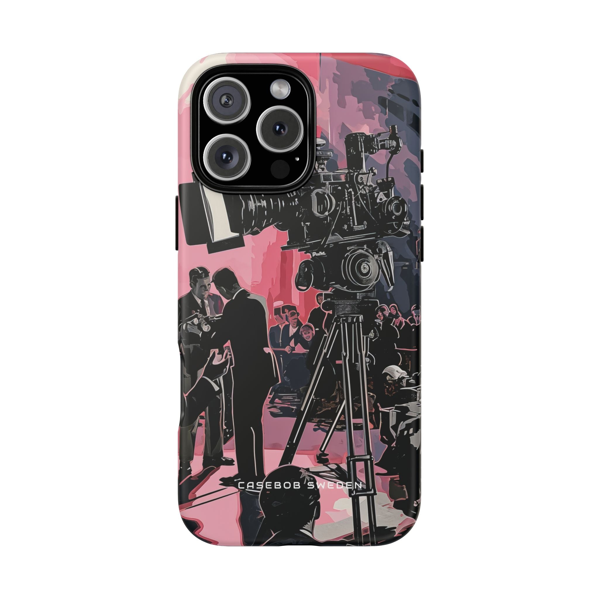 Retro Cinematic Spotlight iPhone 16 - Tough Phone Case