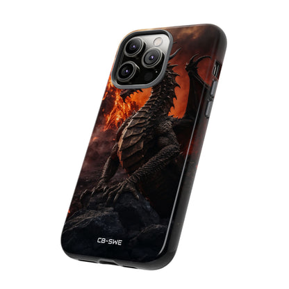Fiery Dragon Soars - iPhone Case