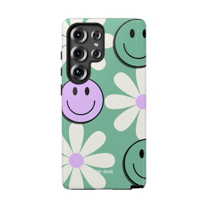 Playful Retro Blooms - Samsung Case