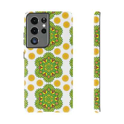 Lime Mandela - Protective Phone Case