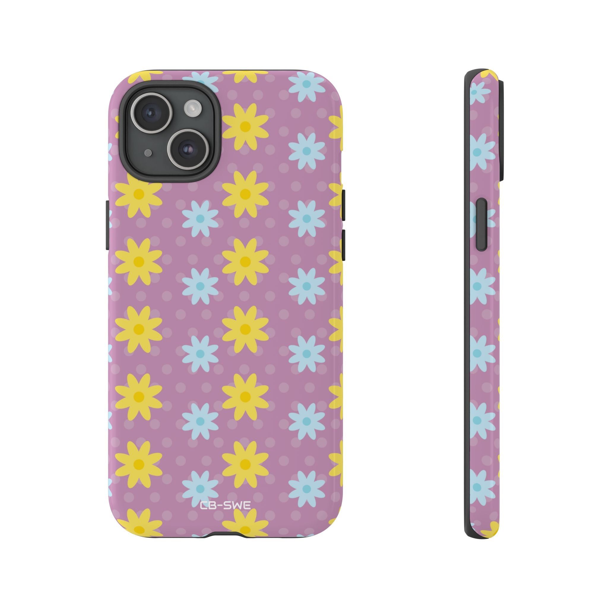 Flower Dots Dance - iPhone Case