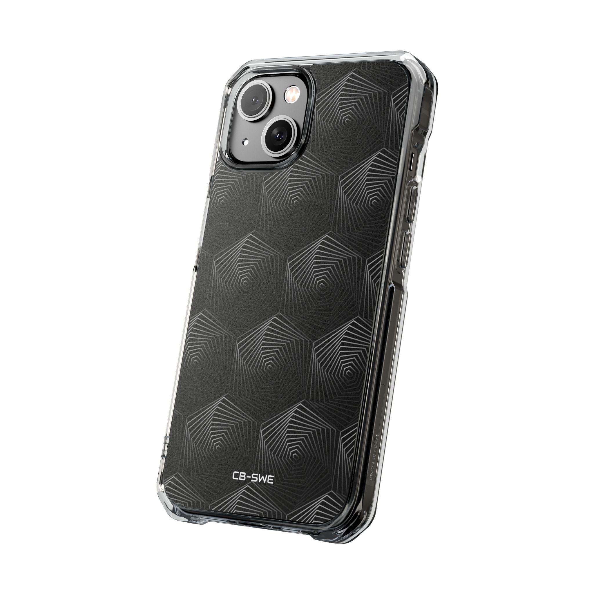 Geometric Spiral Illusion iPhone Case - Impact