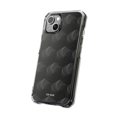 Geometric Spiral Illusion iPhone Case - Impact