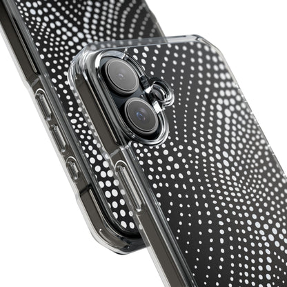 Waves of Dots iPhone 16 - Impact Clear+