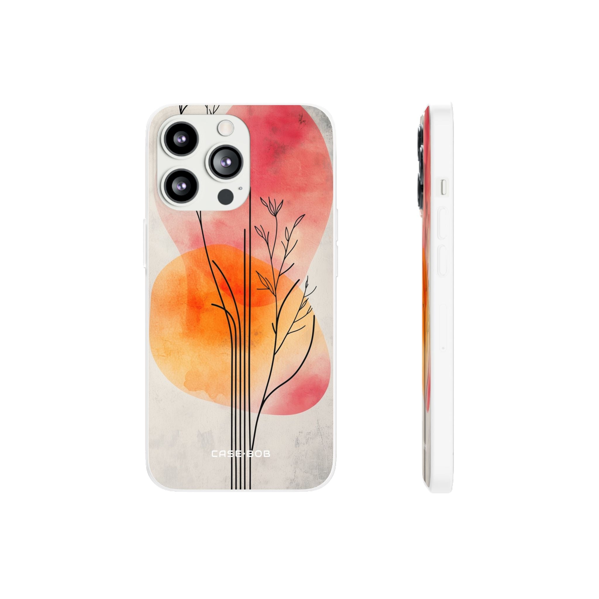 Curved Stem Sunset iPhone 13 Pro - Soft