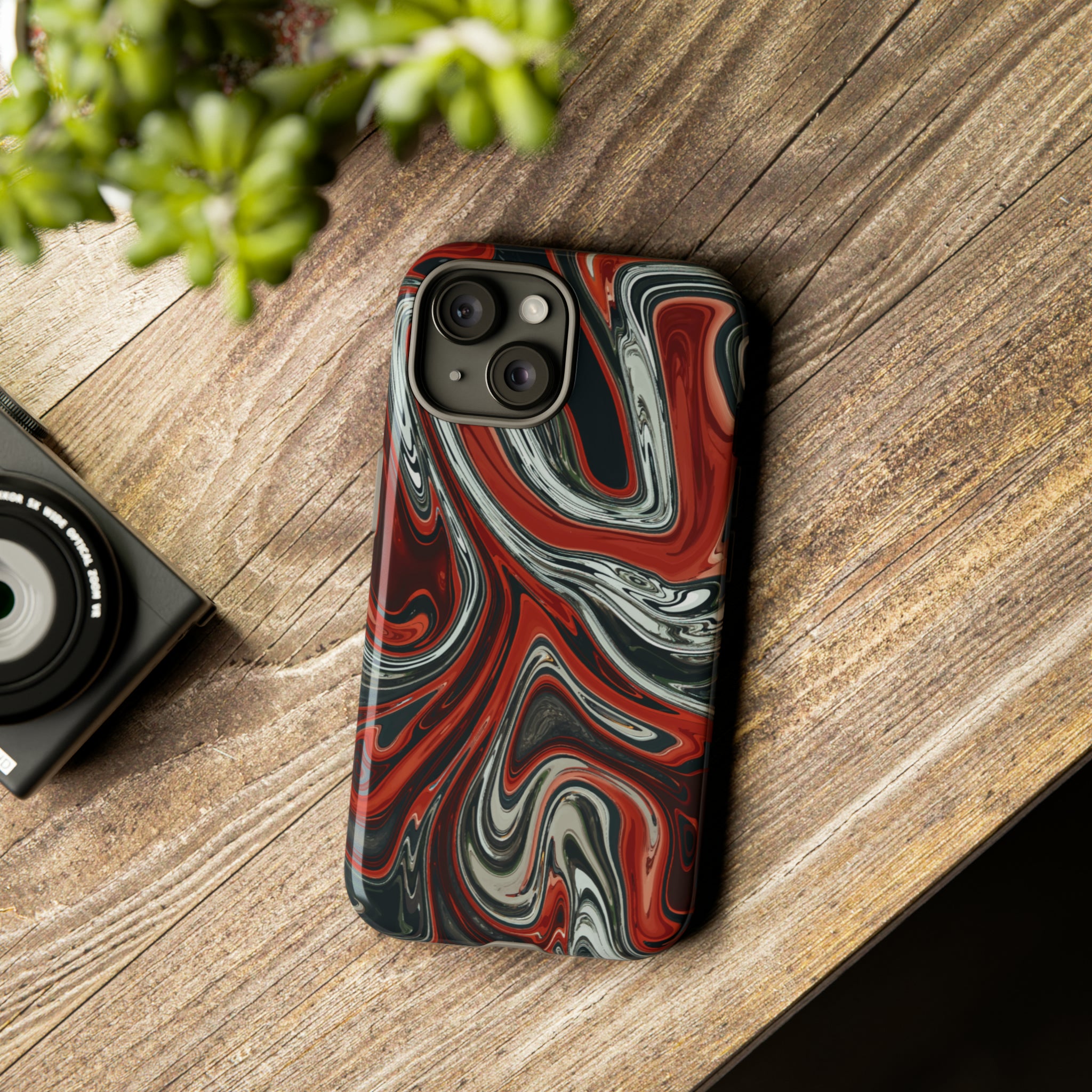 Red Liquid - Protective Phone Case