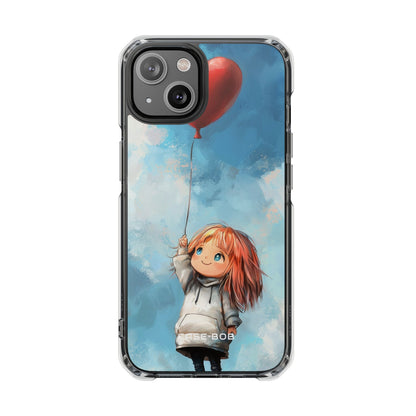 Heart Balloon Whimsy iPhone 14 Case - Impact