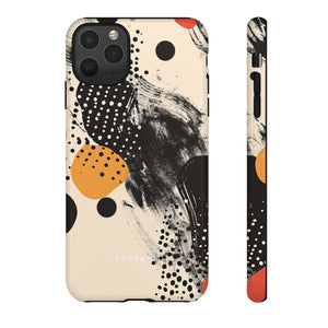 Black Dot Elegance - Schutzhülle fürs Telefon