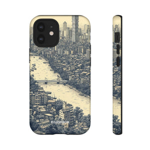 Nostalgic Metropolis | Protective Phone Case for iPhone