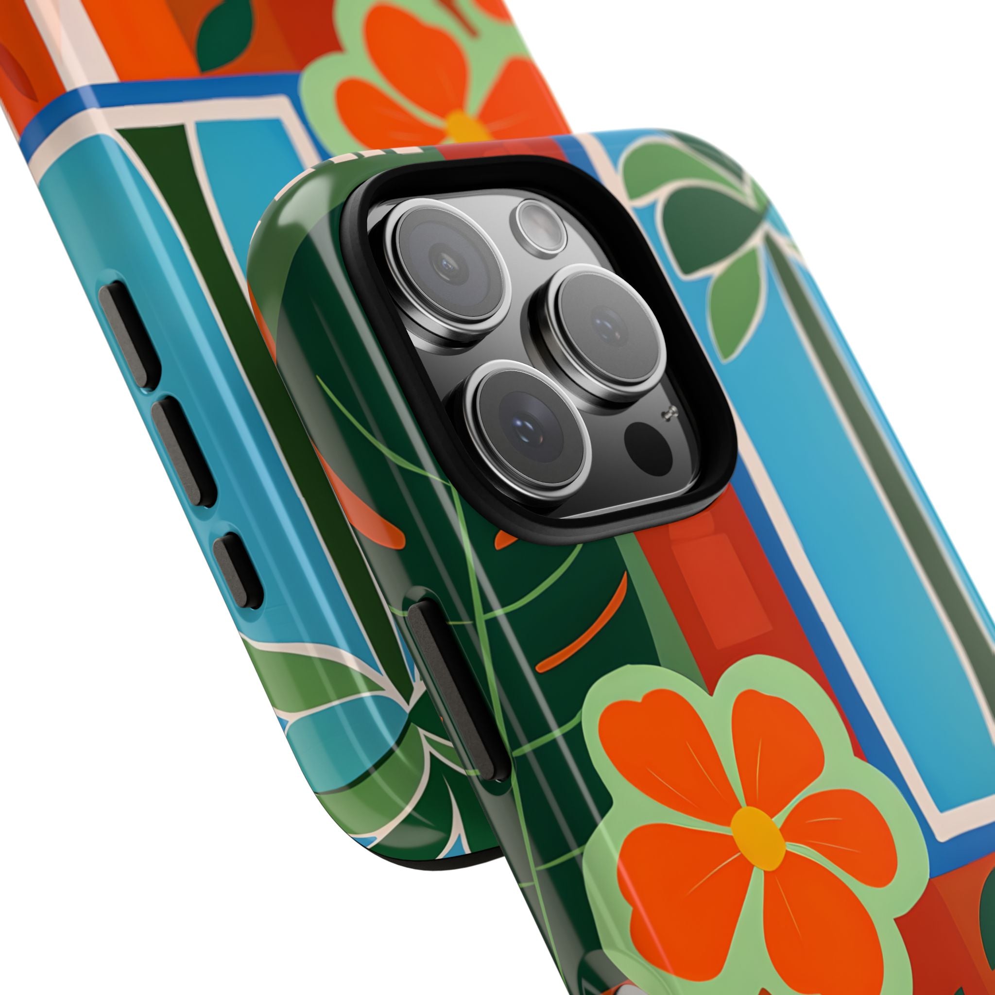 Orange Blossom Radiance iPhone 16 Pro Case - Tough