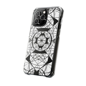 Geometric Hypnosis - Phone Case for iPhone (Clear Impact - Magnetic)