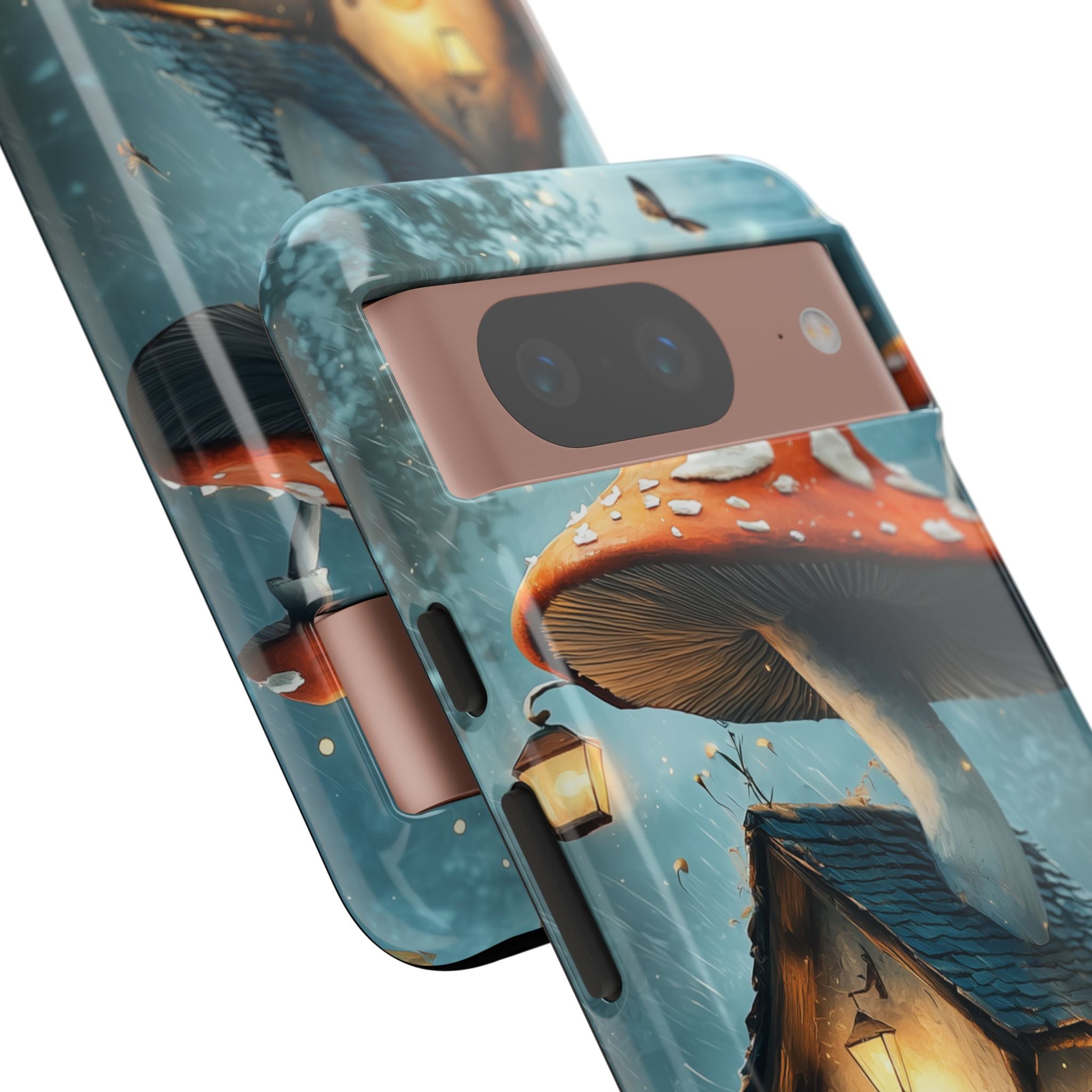 Mushroom House Glows - Google Pixel Case