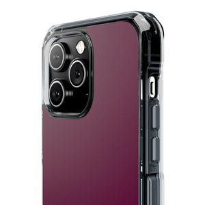 Tyrian Purple | Handyhülle für iPhone (Clear Impact Case – magnetisch) 