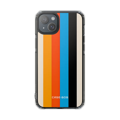 Vivid Stripe Harmony iPhone 15 Plus Case - Impact