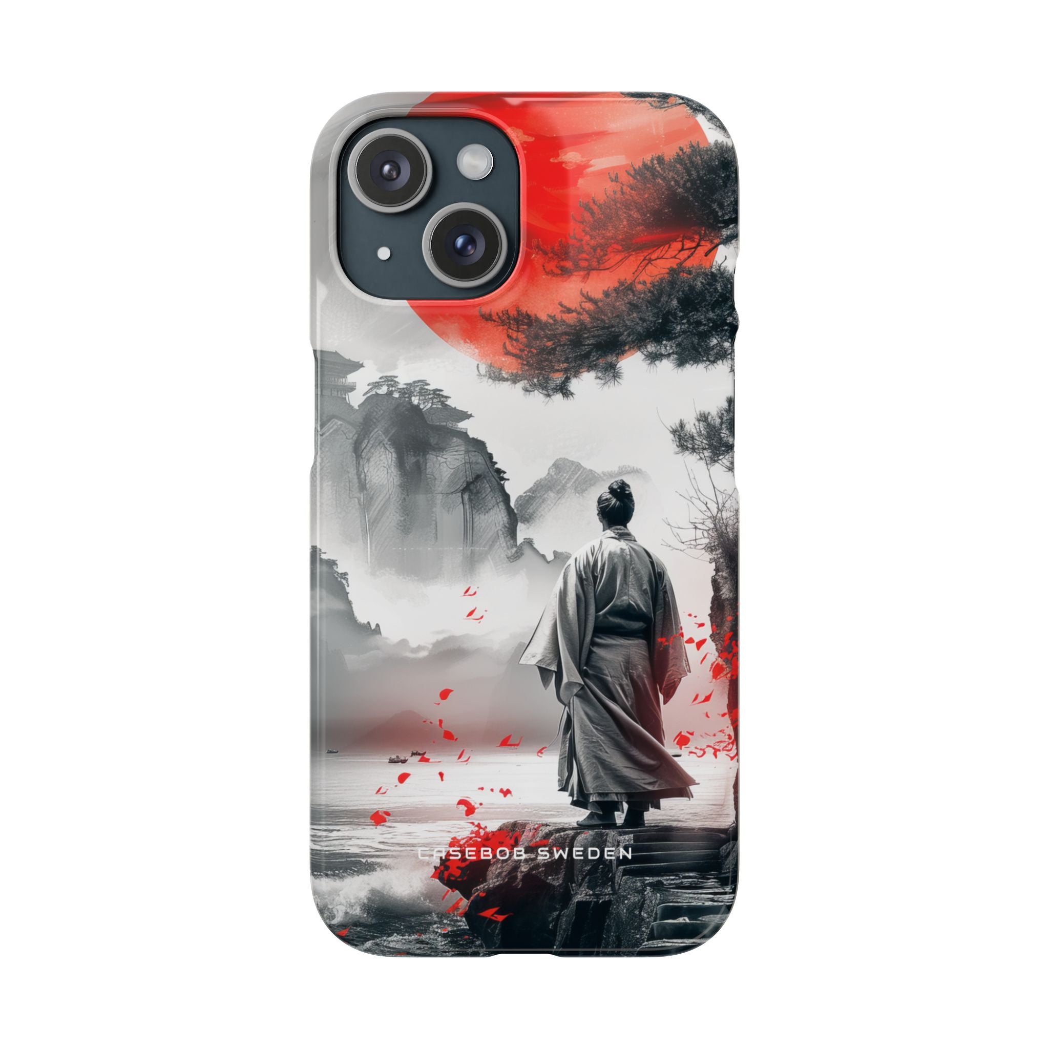 Zen Harmony: Japanese Serenity in Motion iPhone 15 - Slim Phone Case