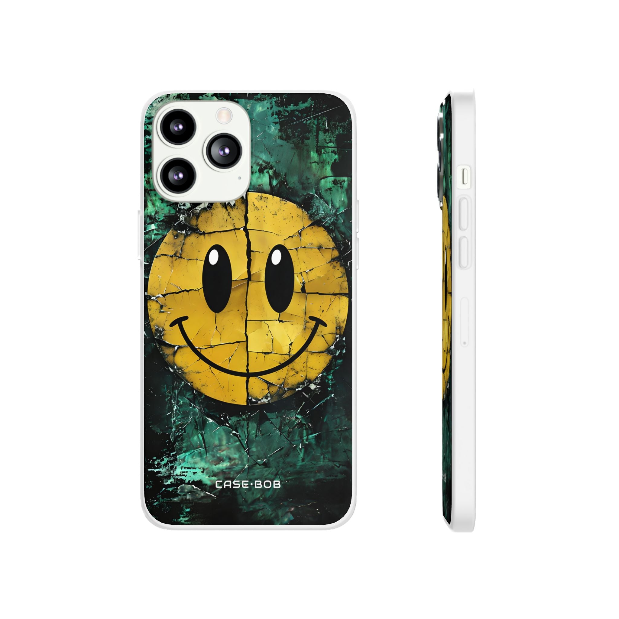Cracked Smiley iPhone 13 Pro Max - Soft Case