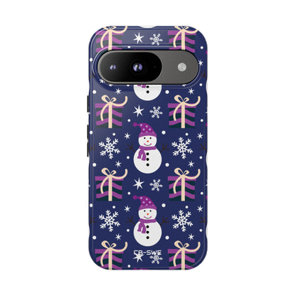 Snowmen Celebrate Joy - Google Pixel Case
