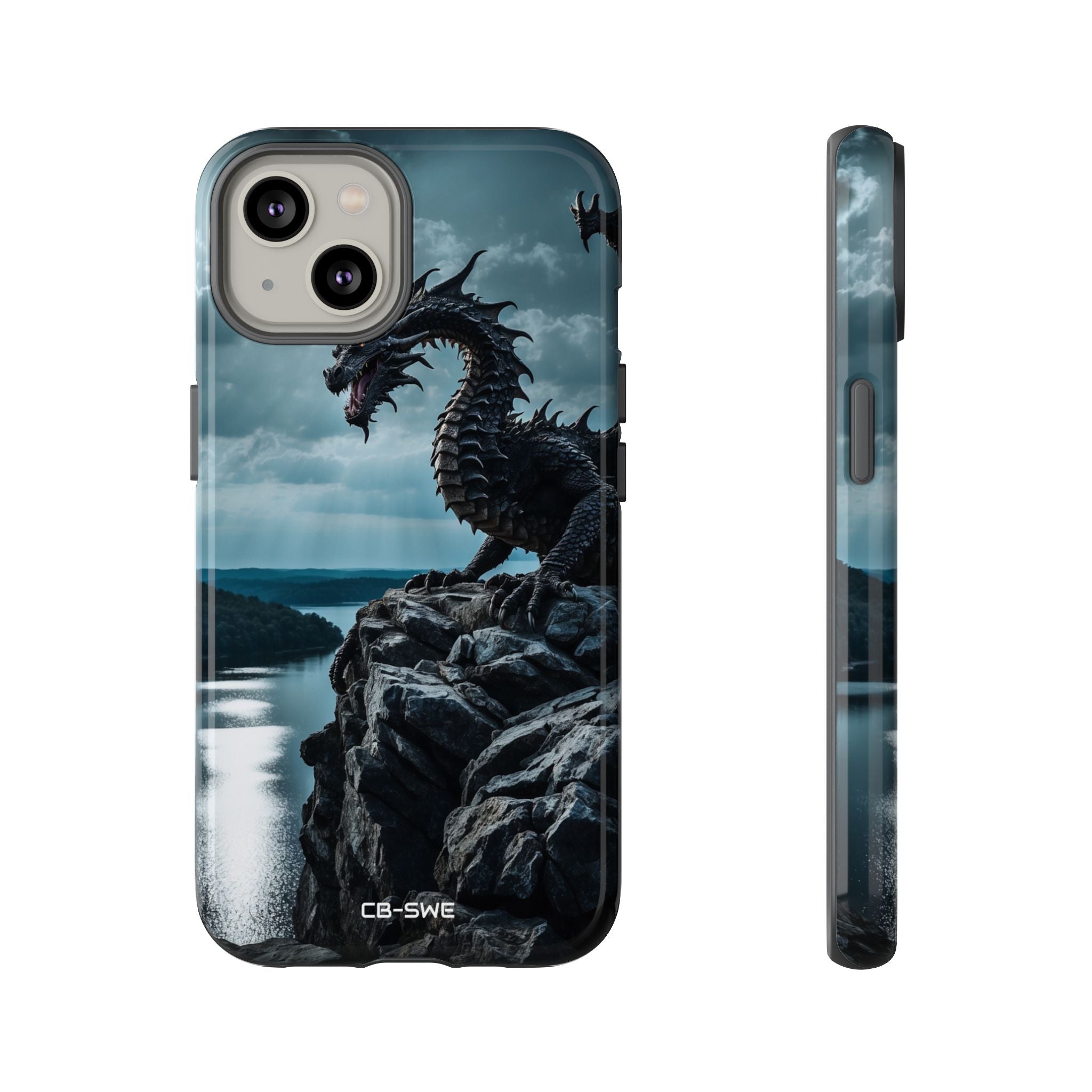 Dragon Soars Moonlight - iPhone Case