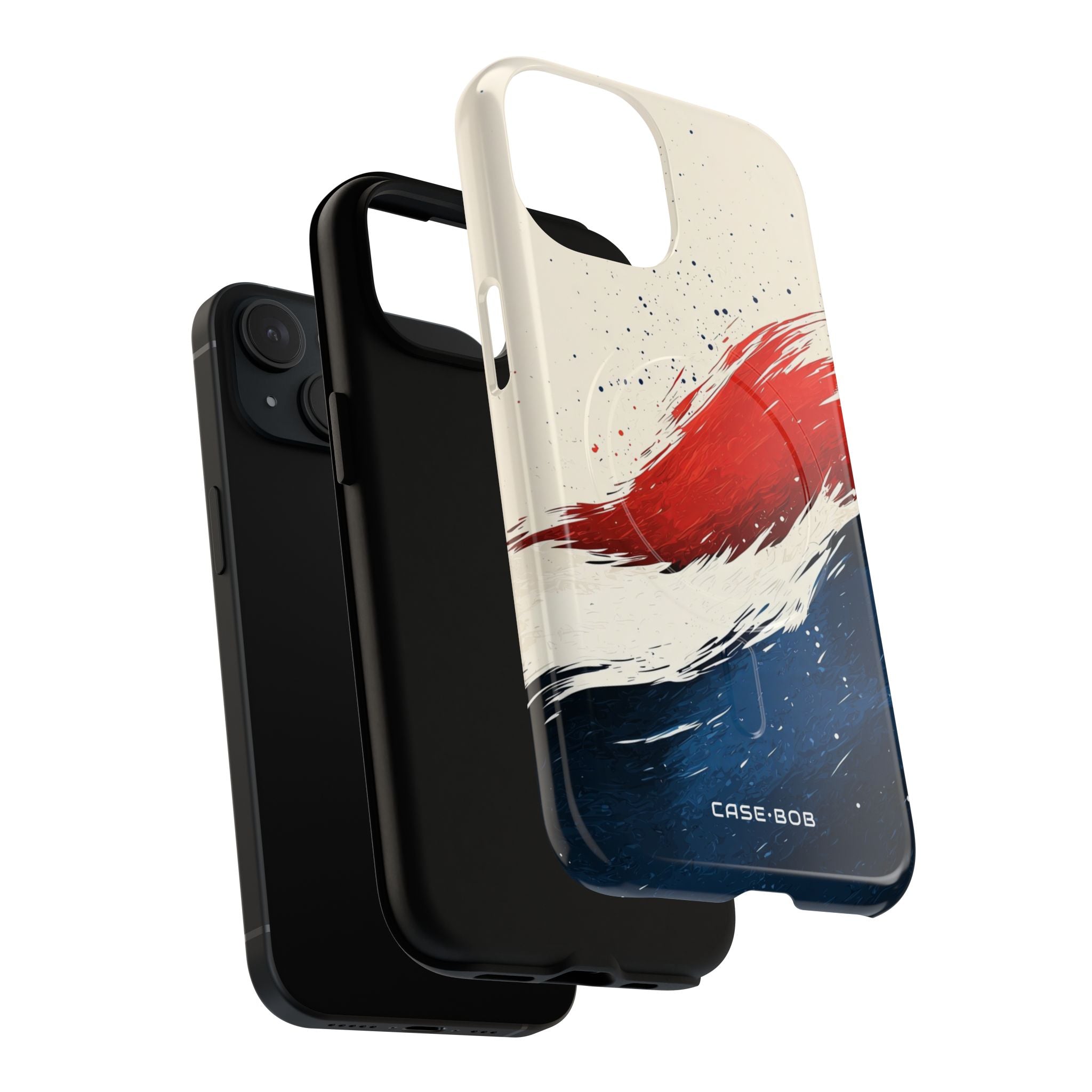 Red Surge iPhone 15 Case - Tough+