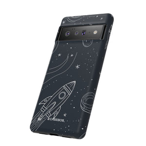 Cosmic Doodle Adventure | Protective Phone Case for Google Pixel