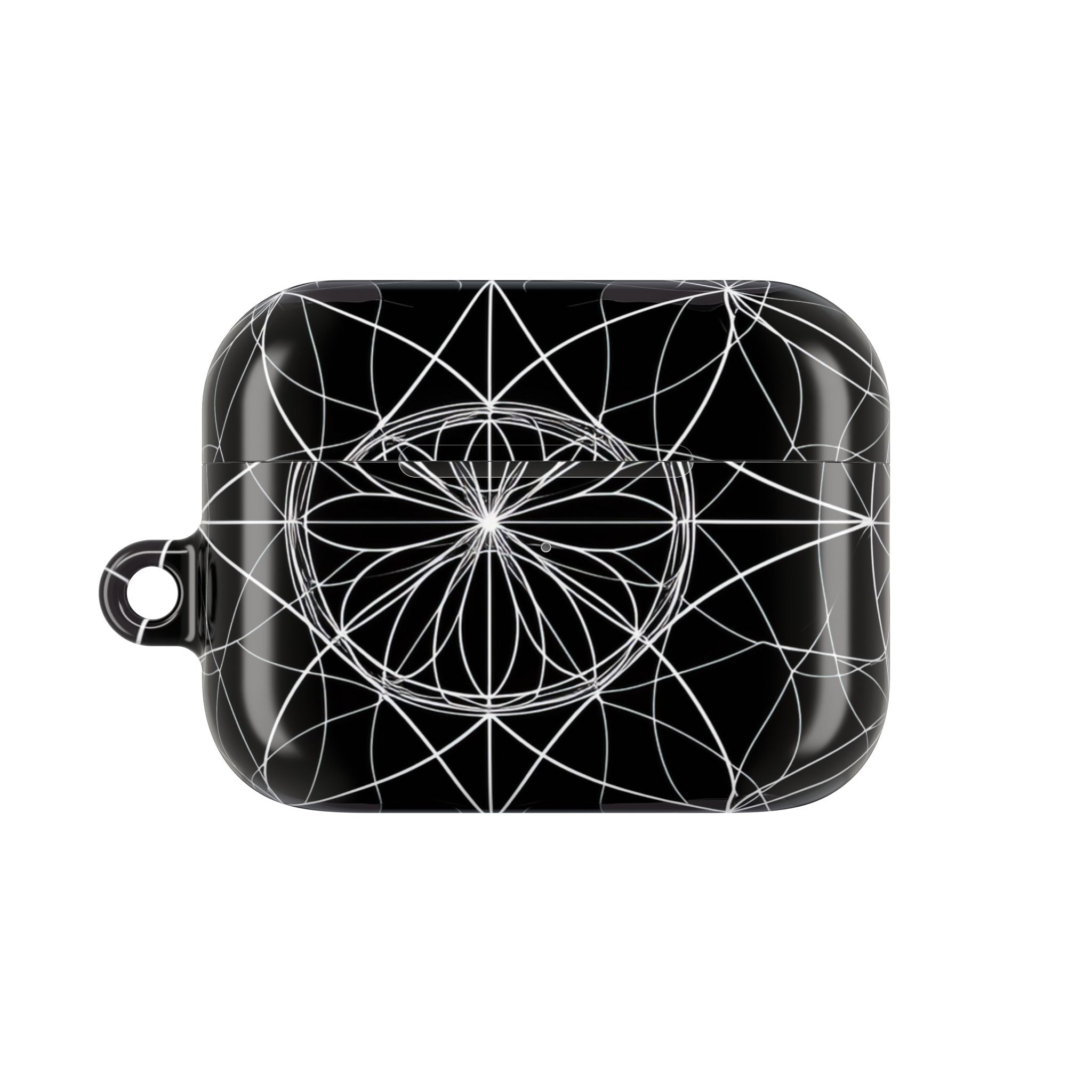 White Mandala Radiance - AirPods Case