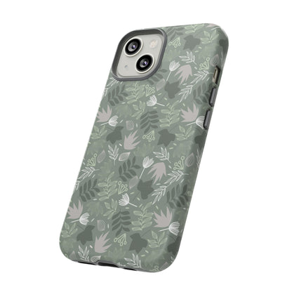 Jungle Green Leaf - Protective Phone Case