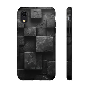 Black Geometric Elegance - Protective Phone Case