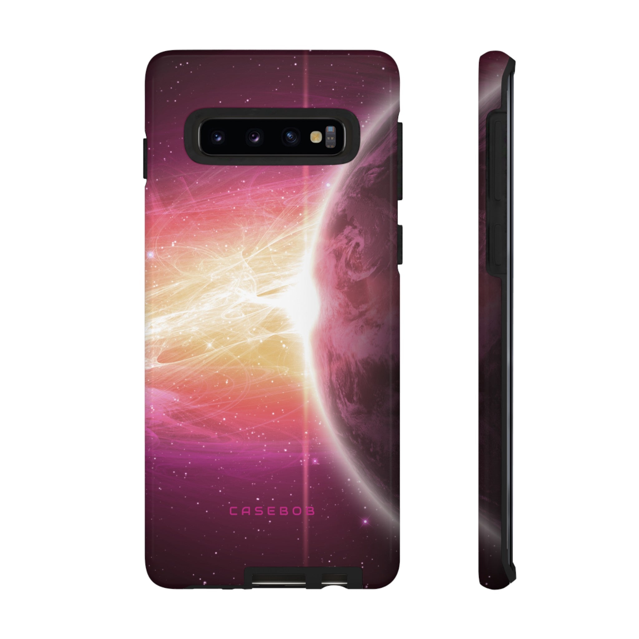 Purple Planets in Space - Protective Phone Case