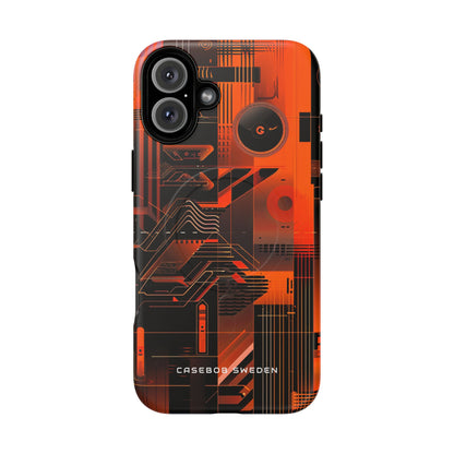 Gradient Circuitburst iPhone 16  Tough+ Phone Case