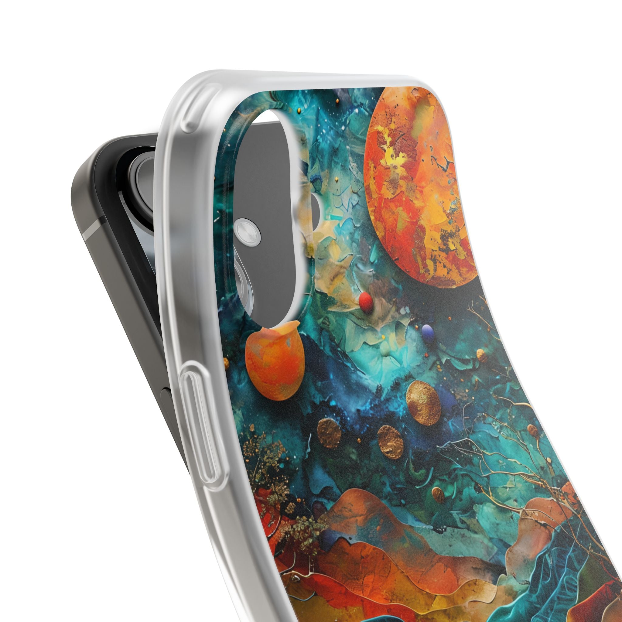 Celestial Ember iPhone 16 Plus Case - Soft