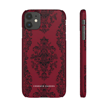 Gothic Crimson Elegance iPhone 11 - Slim Phone Case