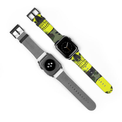 Neon Skull Camo - Watch Band