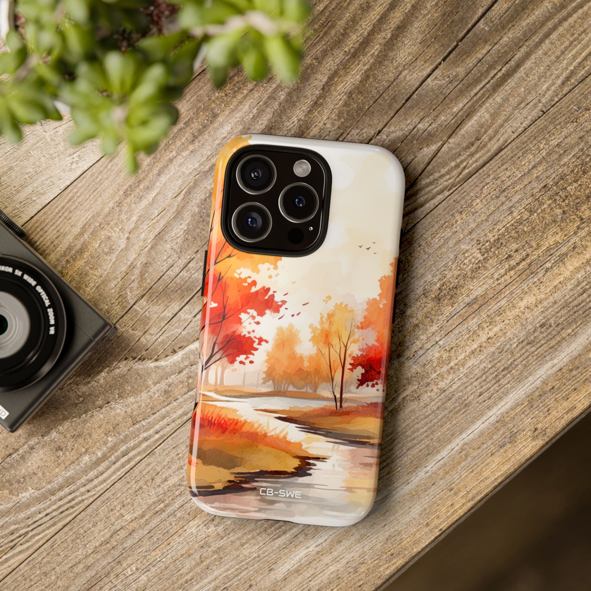 Autumn Leaves Dance - iPhone Case