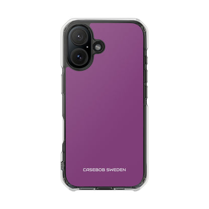 Plum Purple - Clear Impact iPhone 16 Phone Case