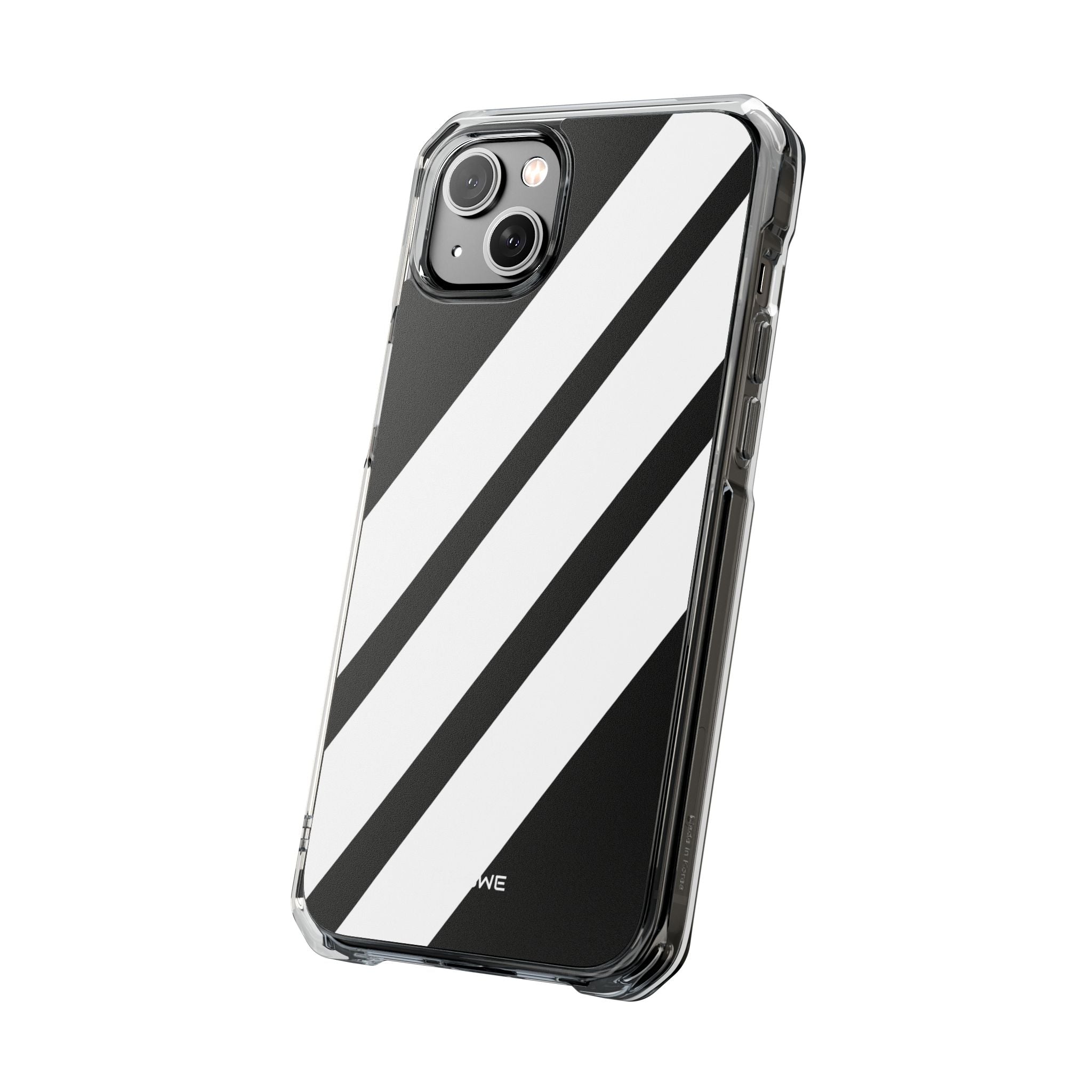 Monochrome Diagonal Symmetry iPhone Case - Impact