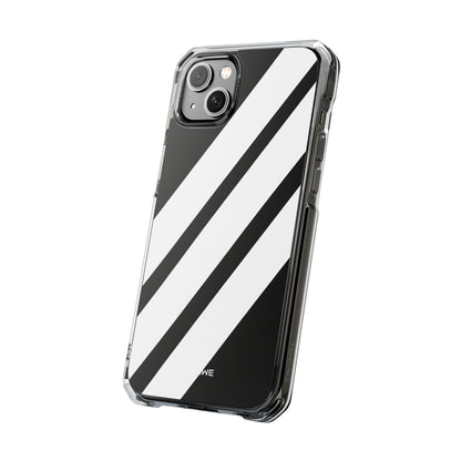 Monochrome Diagonal Symmetry iPhone Case - Impact