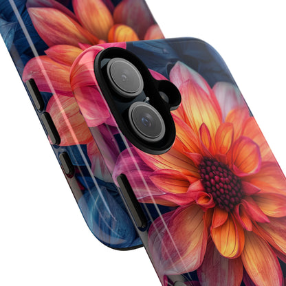 Fiery Bloom Harmony iPhone 16 - Tough Phone Case