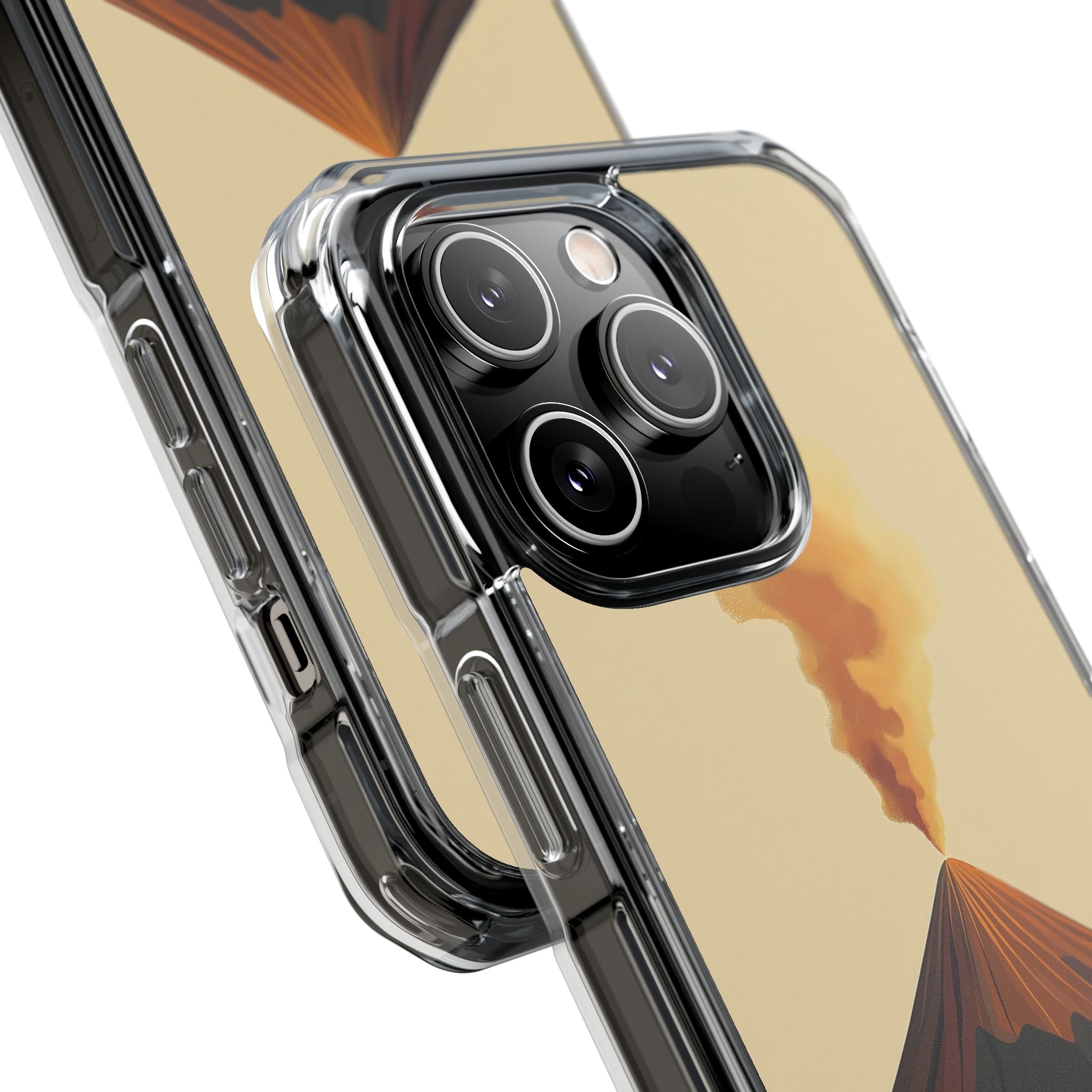 Volcano Erupts Brightly iPhone Case - Impact