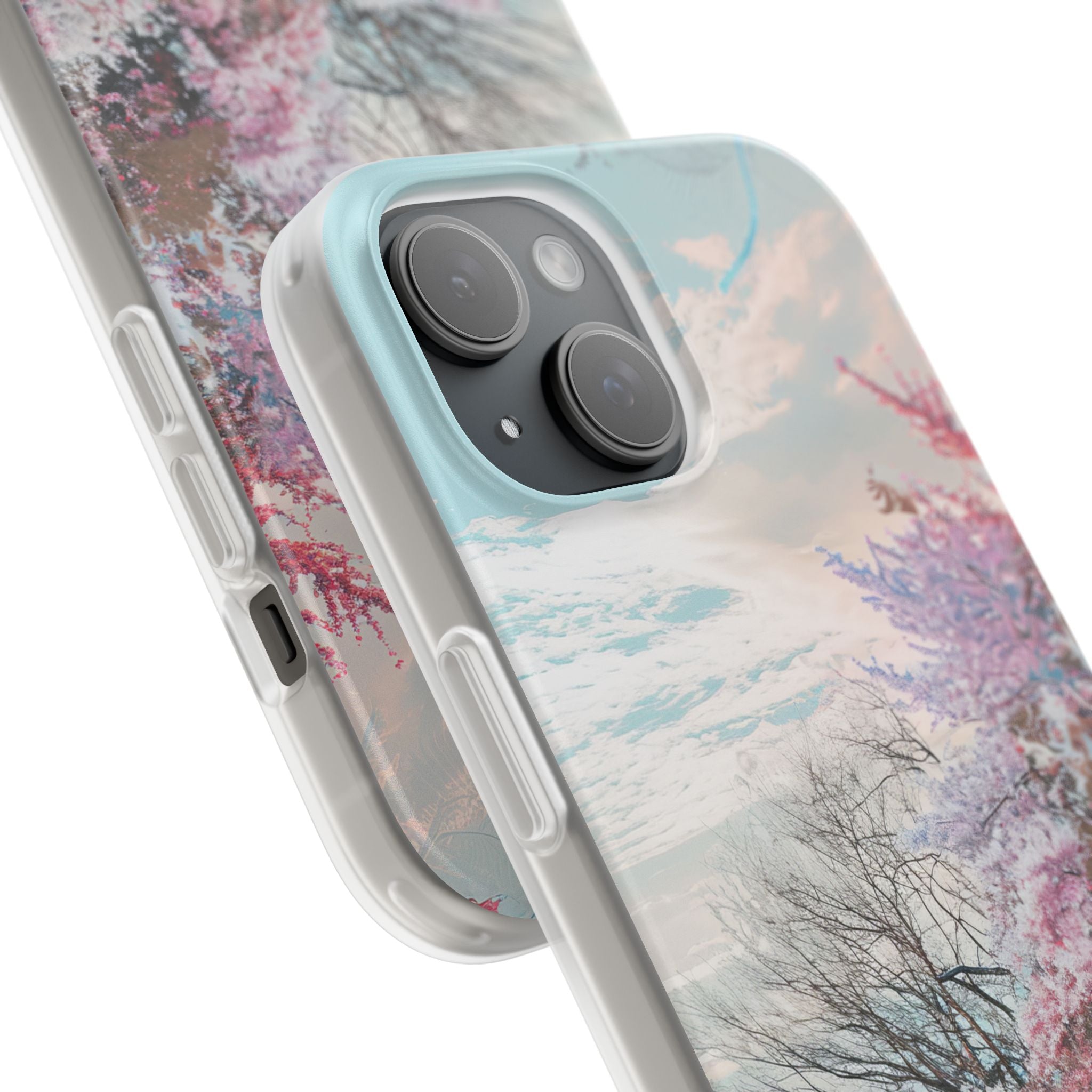 Spring Dreamscape - Flexi iPhone 15 Phone Case