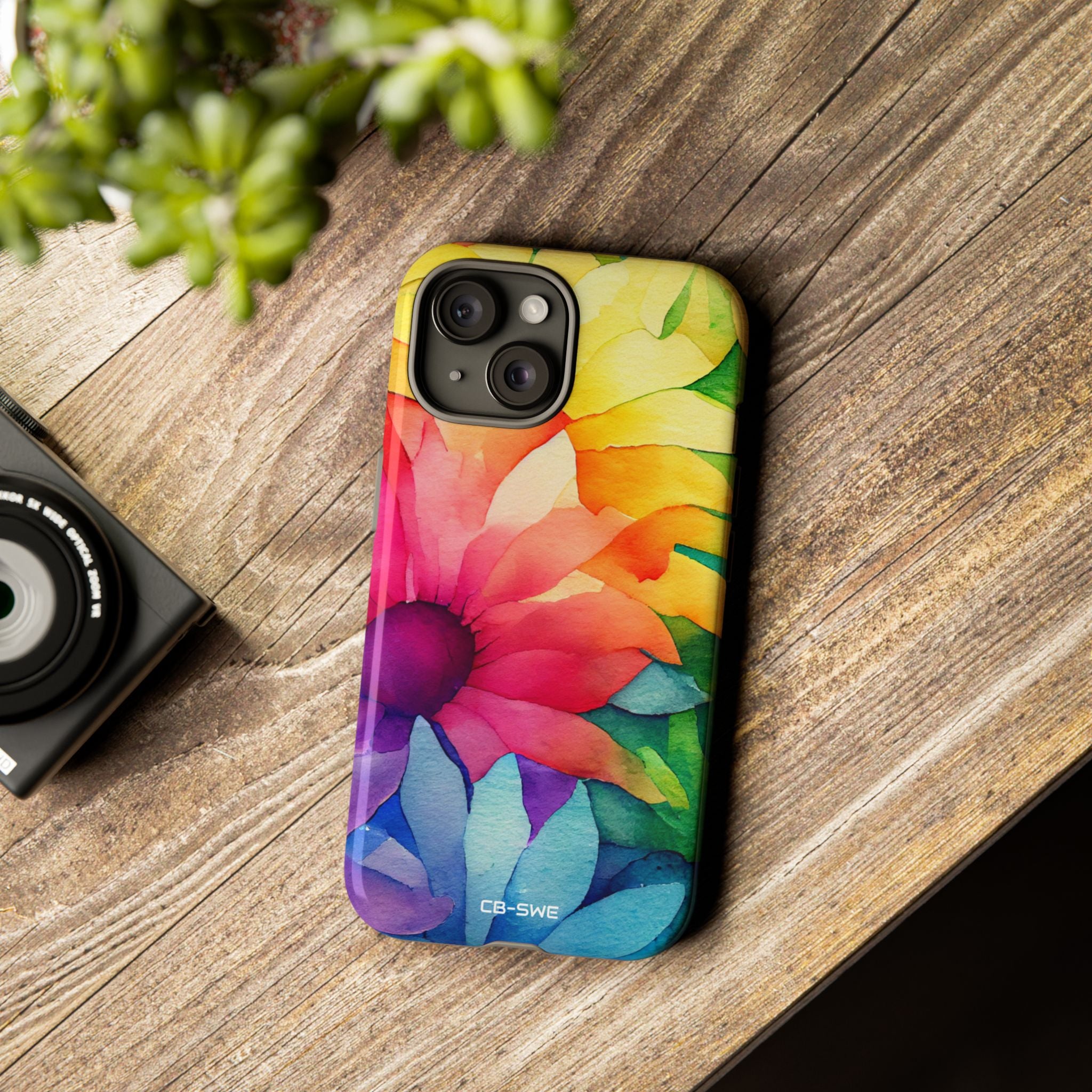 Vibrant Floral Symphony - iPhone Case