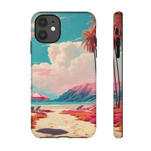 Vibrant Umbrellas Stand - iPhone Case