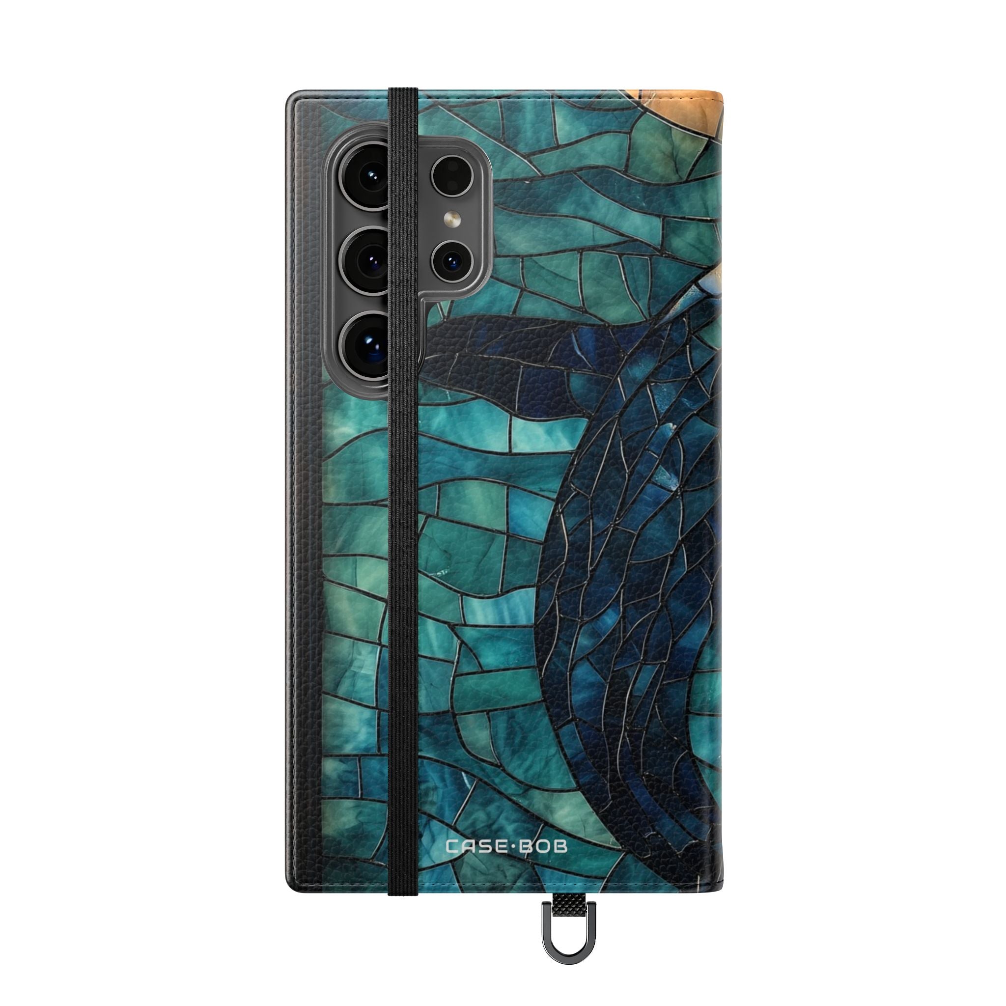 Blue Whale Mosaic - Samsung S24 Ultra Case - Wallet