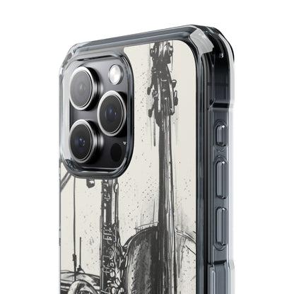 Jazz Instrument Line Symphony iPhone 15 - Clear Impact Phone Case