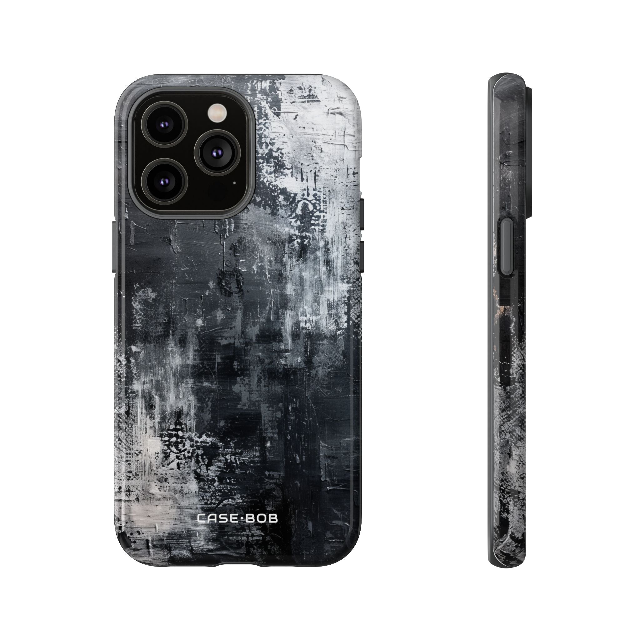 Textured Blackscape iPhone 14 Pro Max Case - Tough