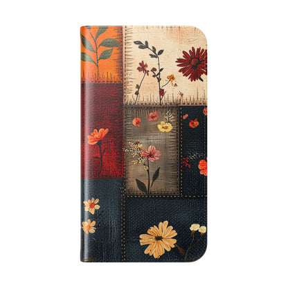 Patchwork Blooms - iPhone 16 Plus Case - Wallet