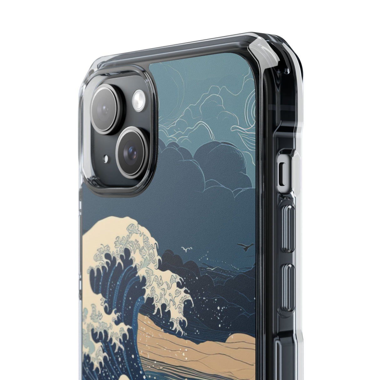 Oceanic Reverence – Handyhülle für iPhone (Clear Impact – Magnetisch)