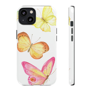 Watercolor Butterflyes - Protective Phone Case